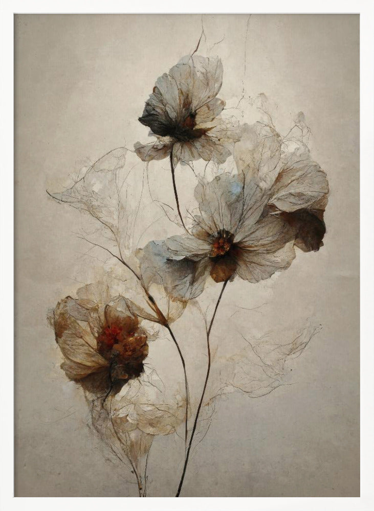 Dry Flowers No 3 Poster