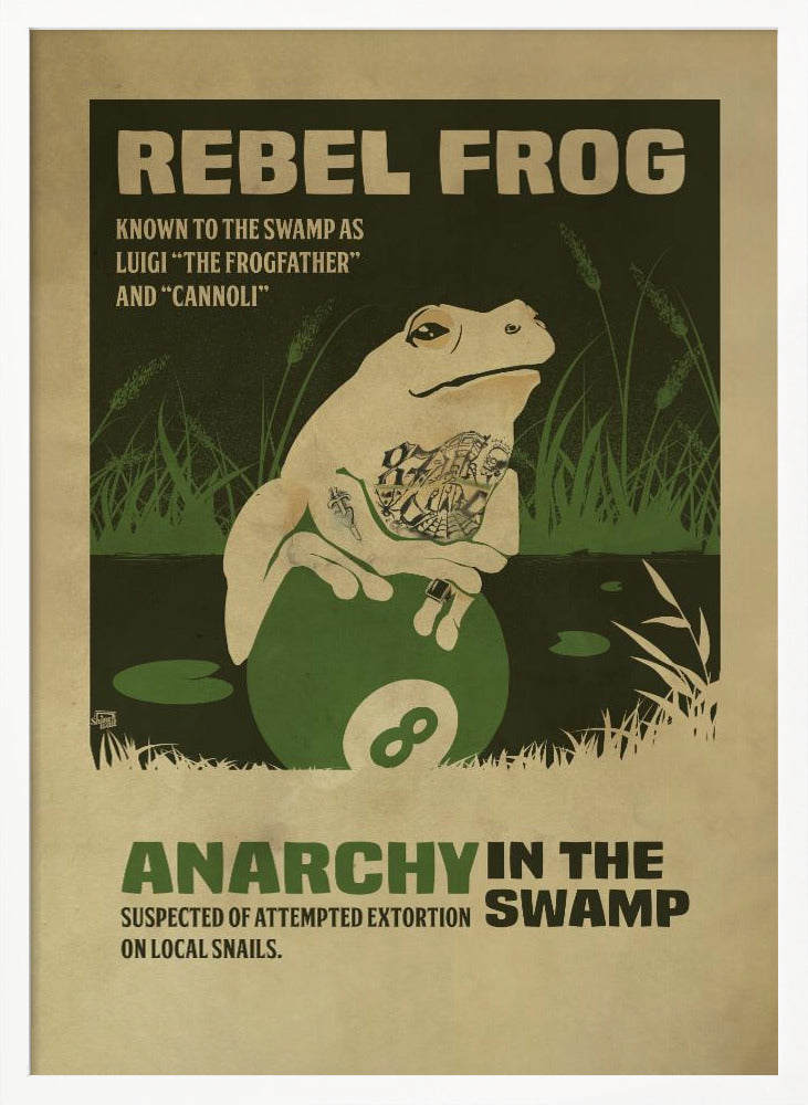 prisoner frog funny poster Poster