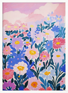 Wild Flower Field Poster