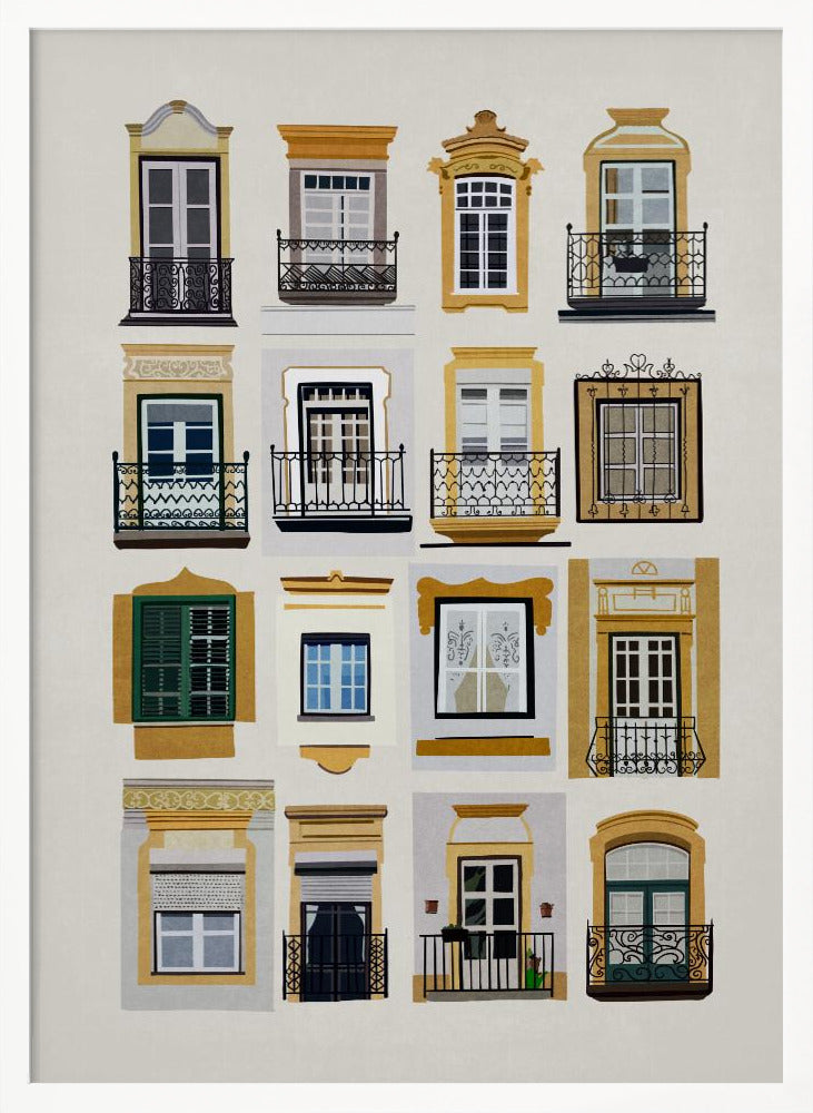 Vintage Windows Poster