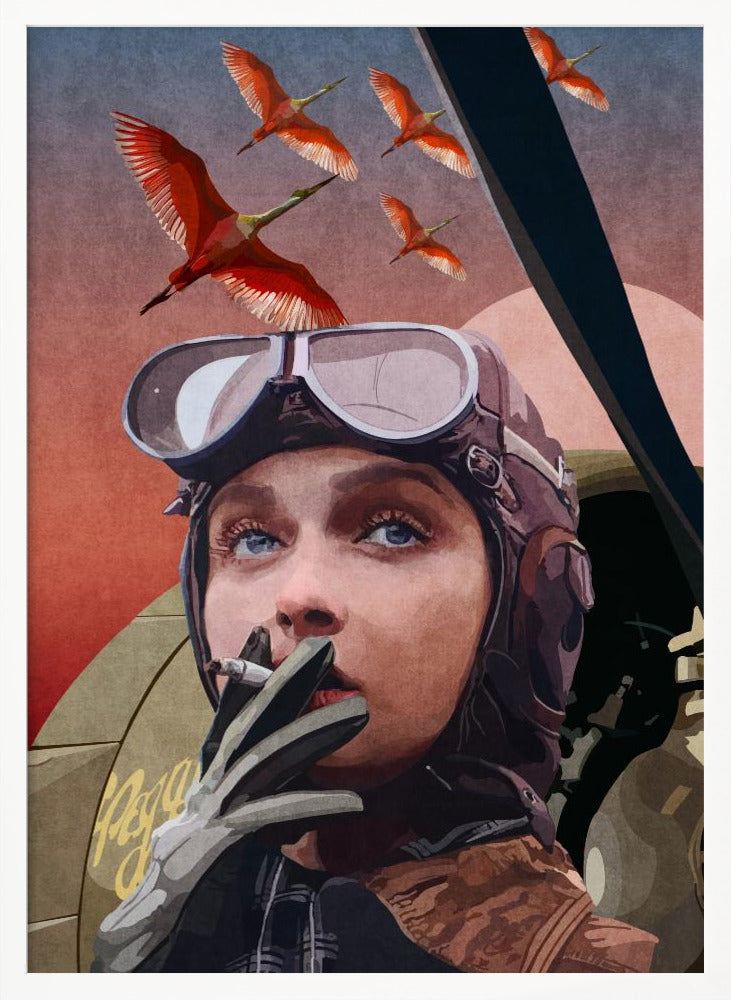 Woman Pilot Poster