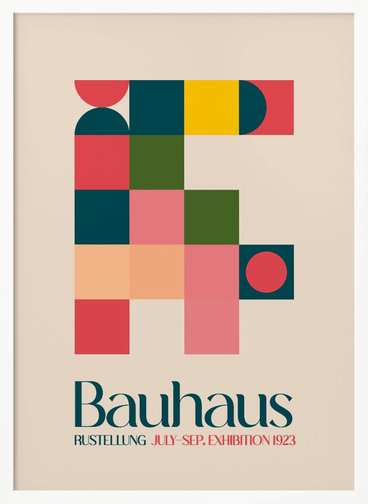 Bauhaus Kutular Poster