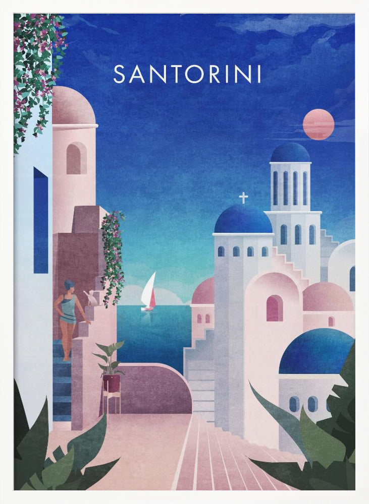 Santorini Text.png Poster