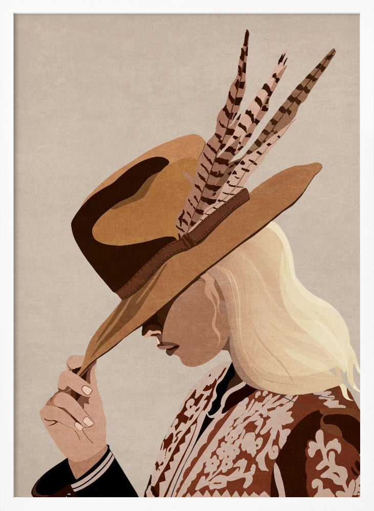 Cowgirl Blond Poster