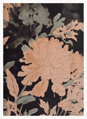 Wild Peony Poster