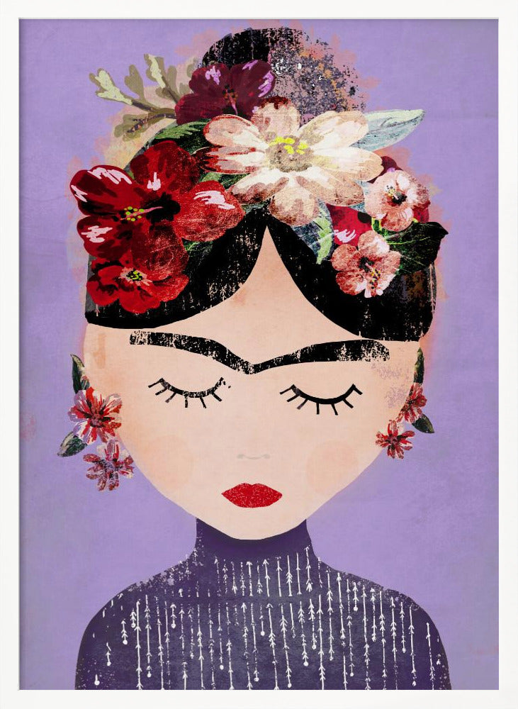 Frida (Purple) Poster