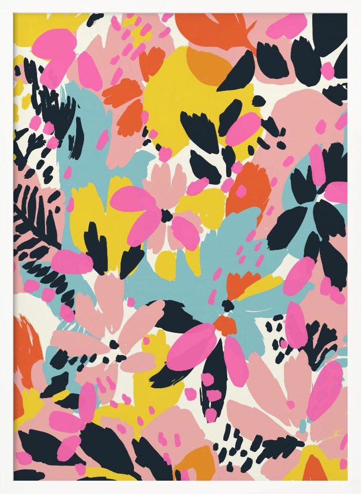 Summer Flowers Poster