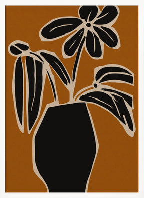 Ochre Still Life No 3 Poster