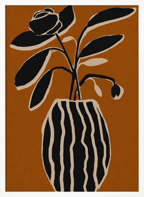 Ochre Still Life No 5 Poster