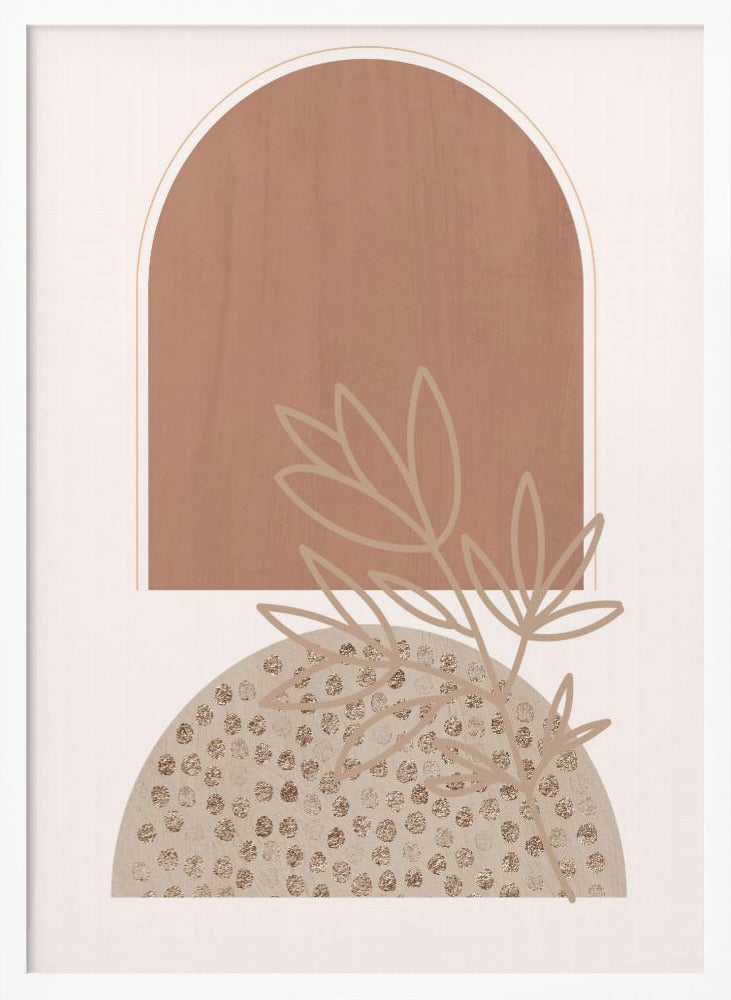 Boho Beige 1 Poster