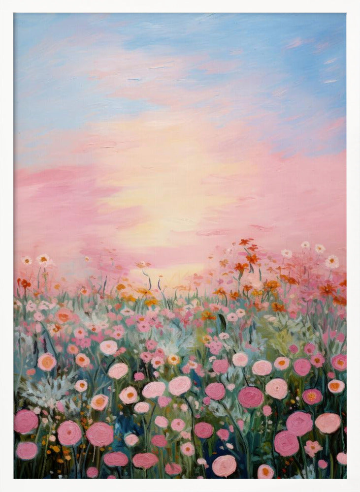 Pink Sunrise Poster