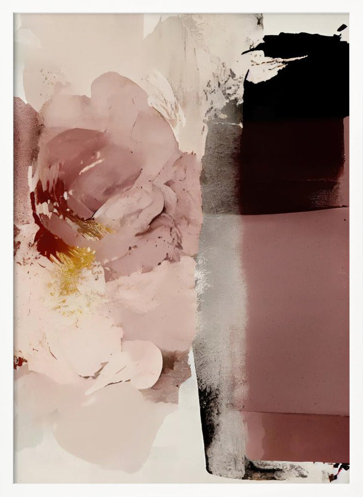 Abstract Flowers Poster