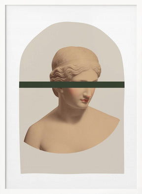 Artemis Mustard and Green Poster