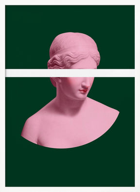 Pink and Green Artemis Poster