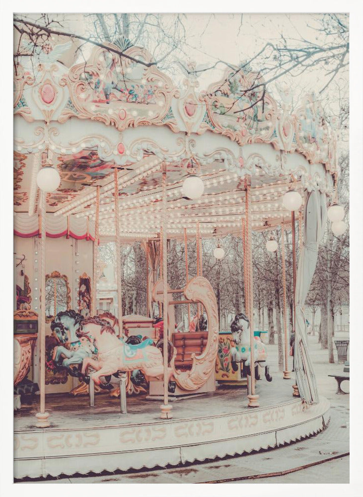 Paris Carousel II Poster