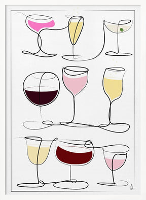 Wine & Drinks Poster