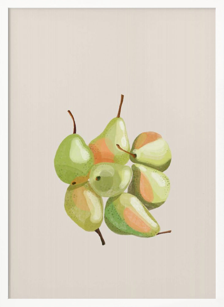 Seven pears Poster