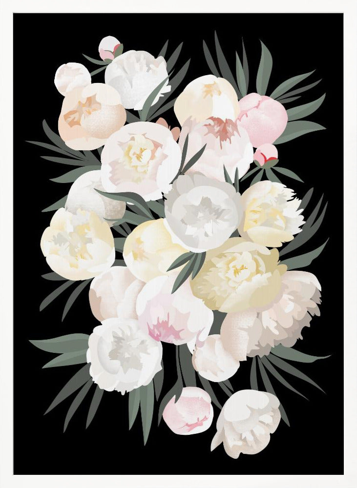 Dara bouquet in black Poster