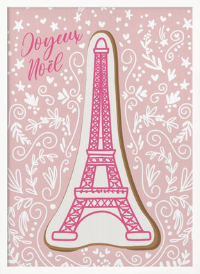 Eiffel tower iced gingerbread cookie Poster