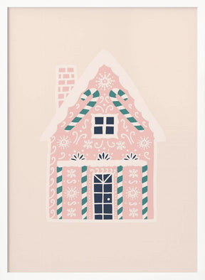 Christmas Gingerbread House Poster