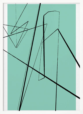 Angular Lines No 9 Poster