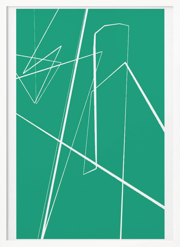 Angular Lines No 8 Poster