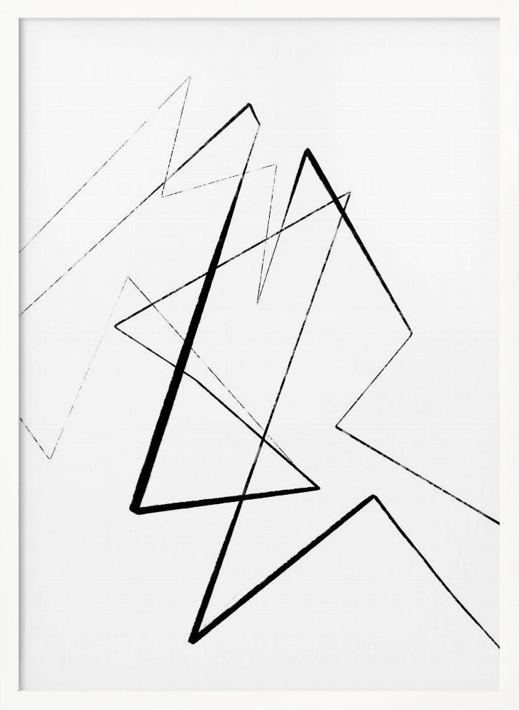Angular Lines No 5 Poster