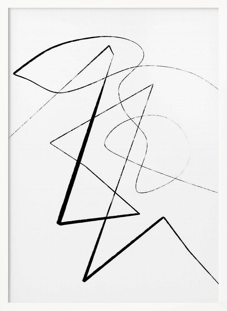 Angular Lines No 6 Poster