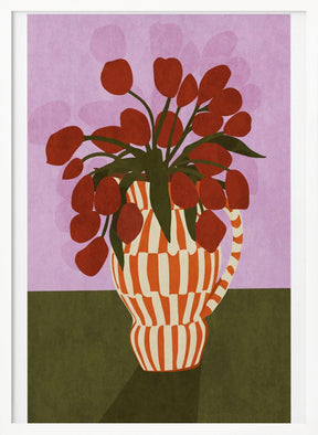 Flower Vase 1ratio 2x3 Print By Bohonewart Poster