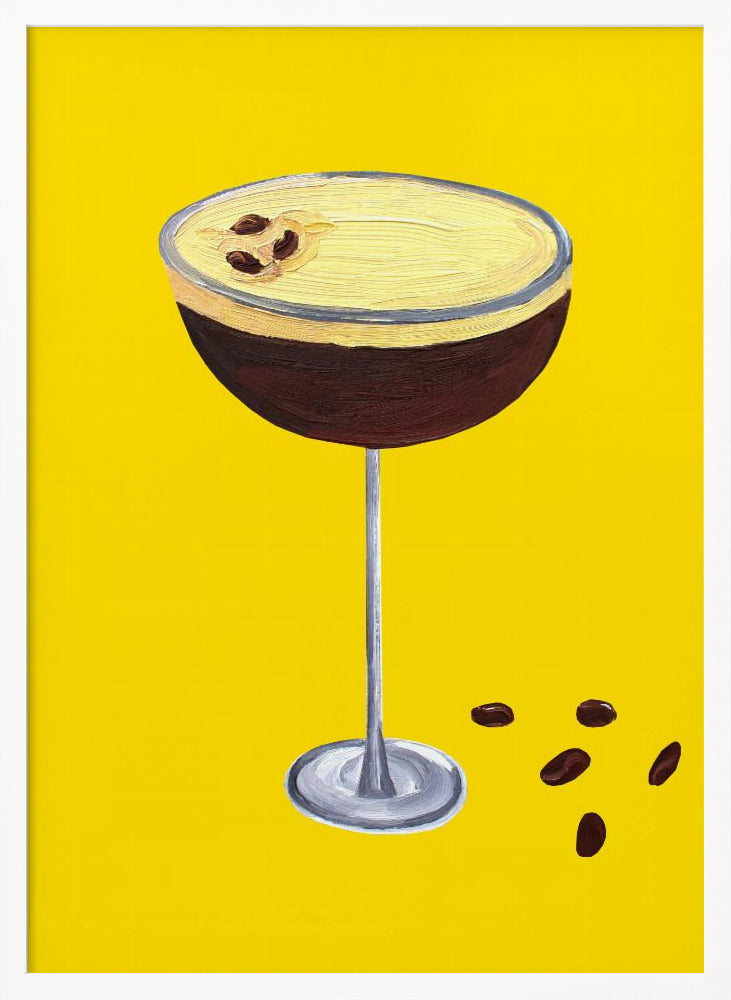 Espresso Martini Buttercup Yellow Poster