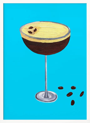 Espresso Martini Sky Blue Poster