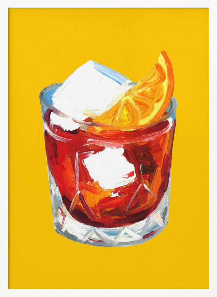 Negroni Sunshine Yellow Poster