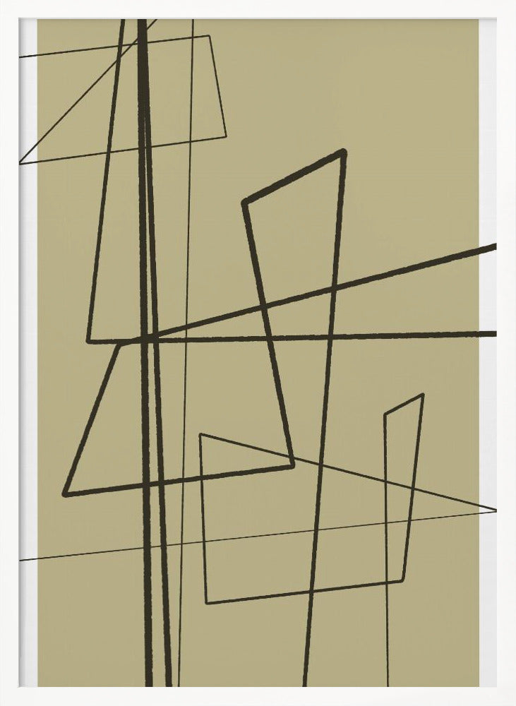 Angular Lines no 8 Poster