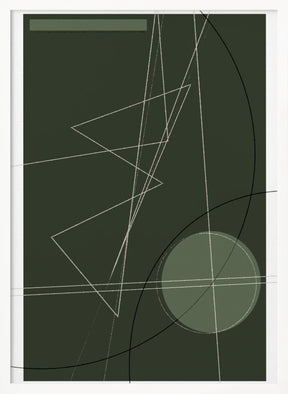 Angular lines No 18 Poster