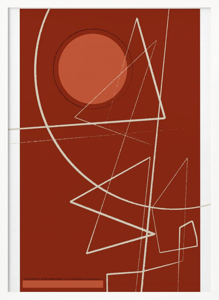 Angular lines No 22 Poster