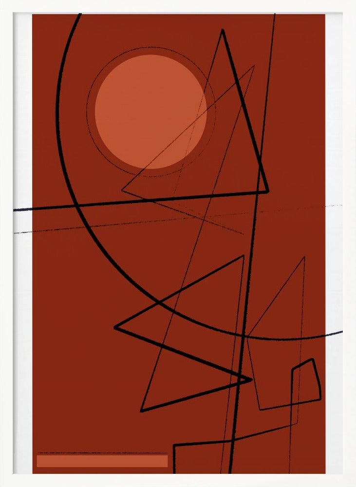 Angular lines No 21 Poster