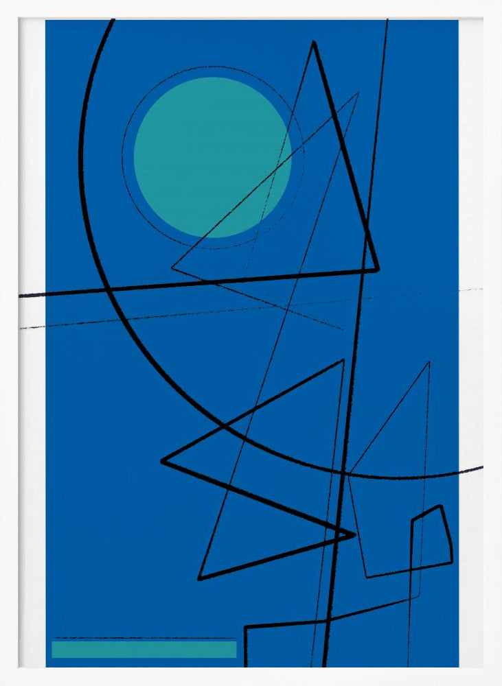 Angular lines No 19 Poster