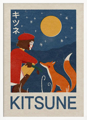 Kitsune Fox Poster