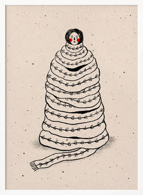 Cuddled Up In Knits Poster