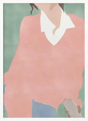 Pink Minimalist Fashion Poster