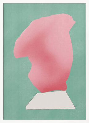 Stone Sculpture In Pink Poster