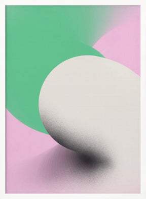 Minty Abstract Poster