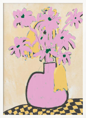 Pink Vase Poster