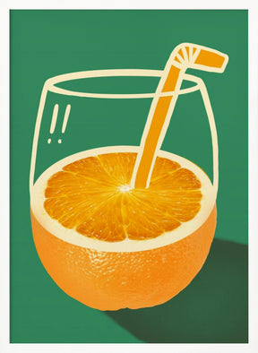 Orange juice Poster