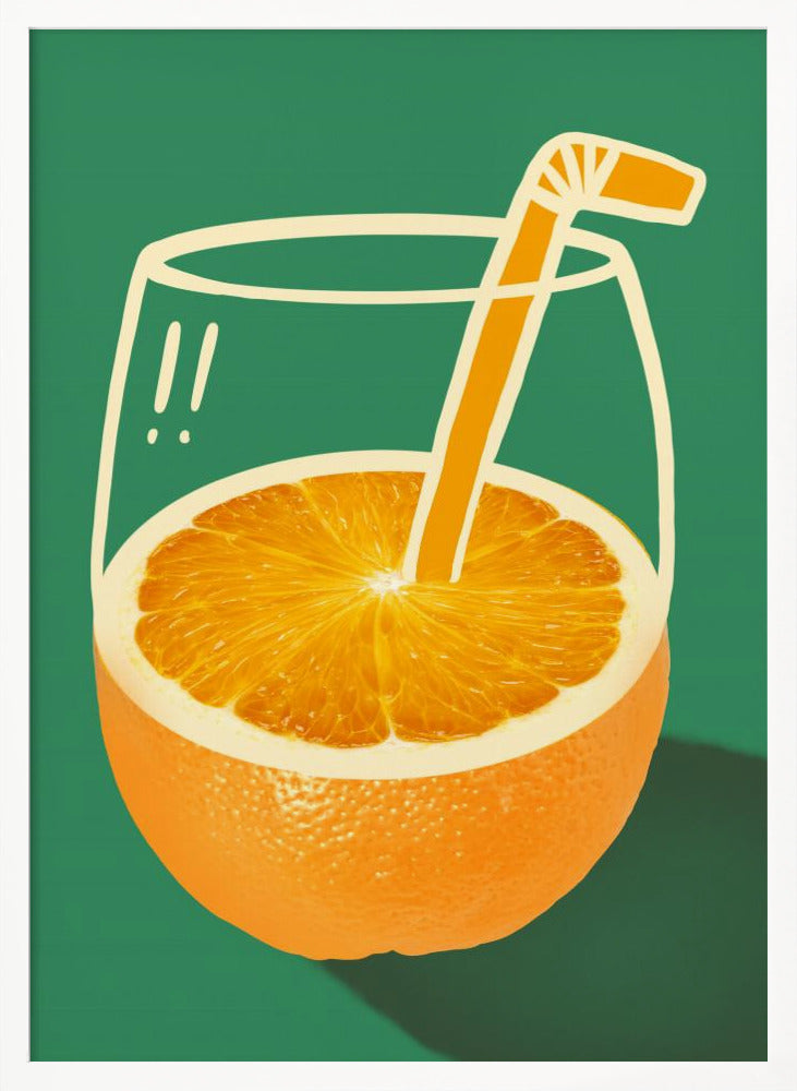 Orange juice Poster