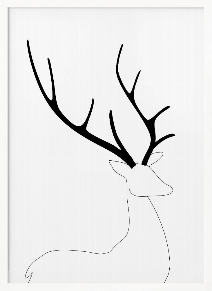 It's a reindeer Poster