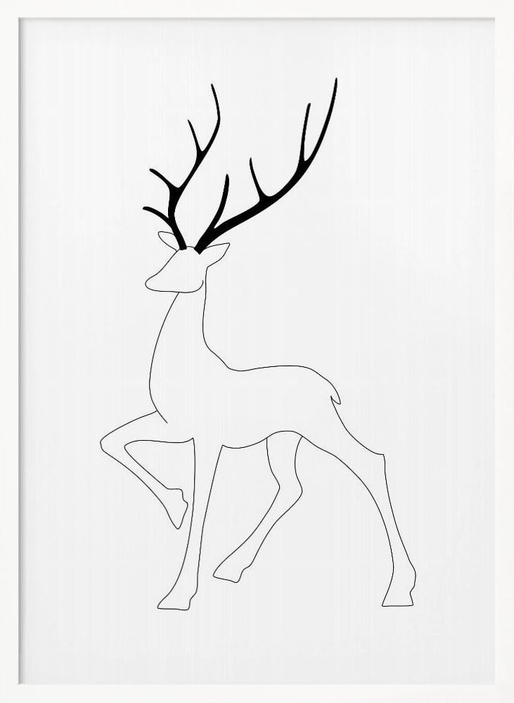 Proud reindeer Poster