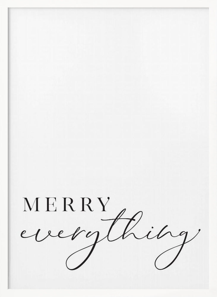 Merry everything Poster