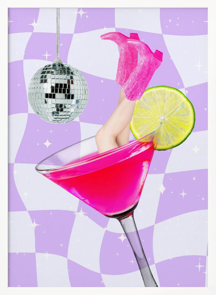 Cocktail diving Poster