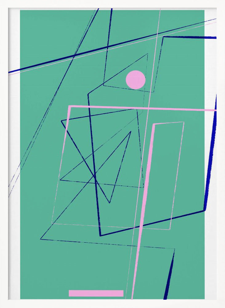 Angular Lines No24 Poster